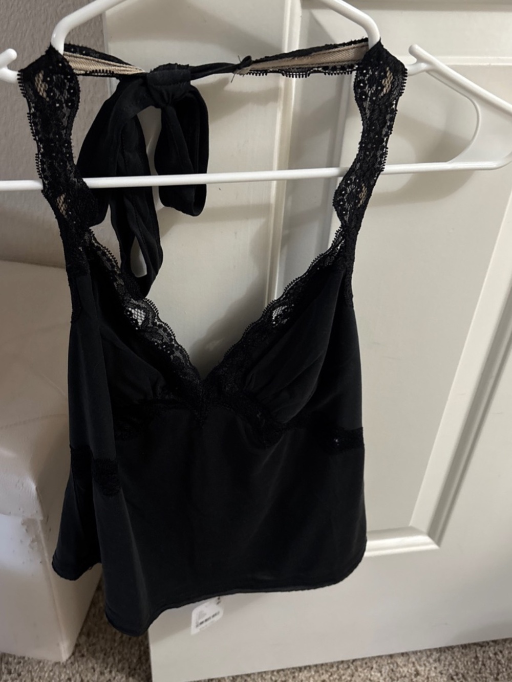 Free people black tank top New with the tag size medium